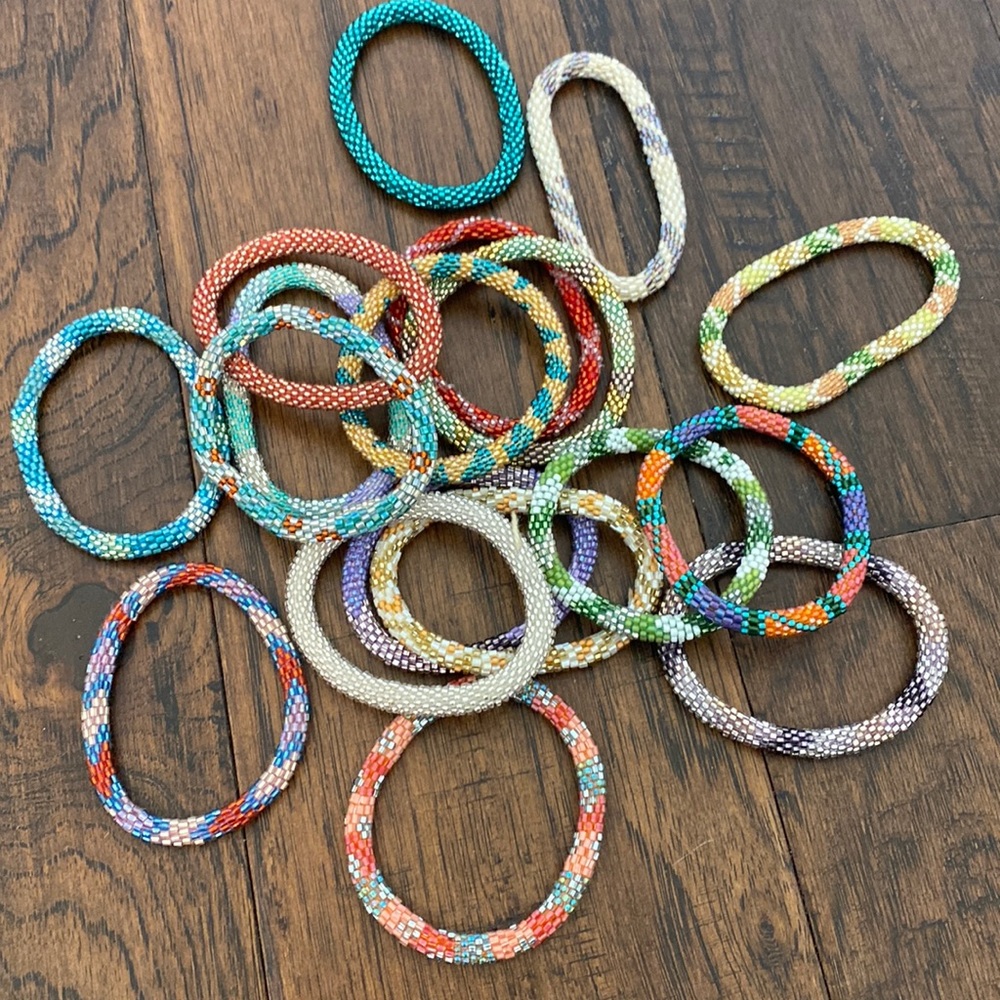 Beaded Bracelets made in Nepal FOR SANDY